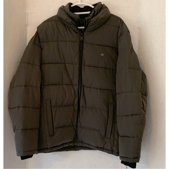 NWT Men’s Calvin Klein Puffer Jacket Size XL,  Black Retail $225 - Picture 1 of 8